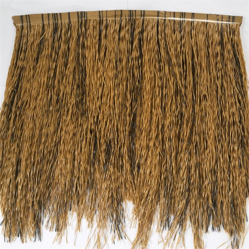 Factory Wholesale Ecofriendly Thatch Roof Synthetic Palm Leaf Roof Tile