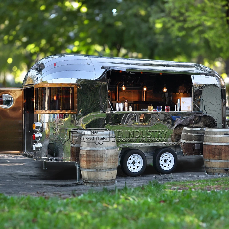 Brand New Bubble Tea Mobile Restaurant Catering Fully Equipped Coffee Truck Hot Dog Cart Mobile Bars Food Trailer