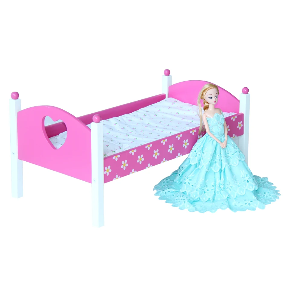 New Design Wooden Toy Doll Bed for kids