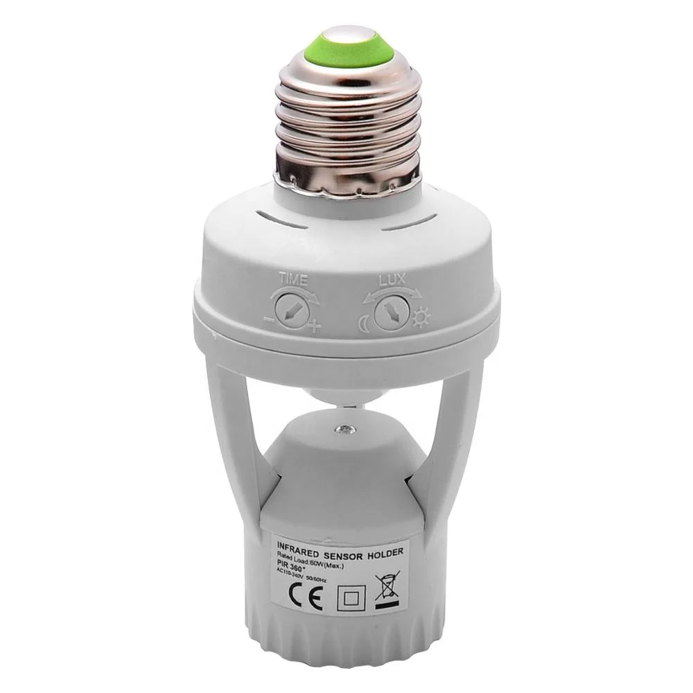 360 degree E27 Infrared Motion Sensor Holder
