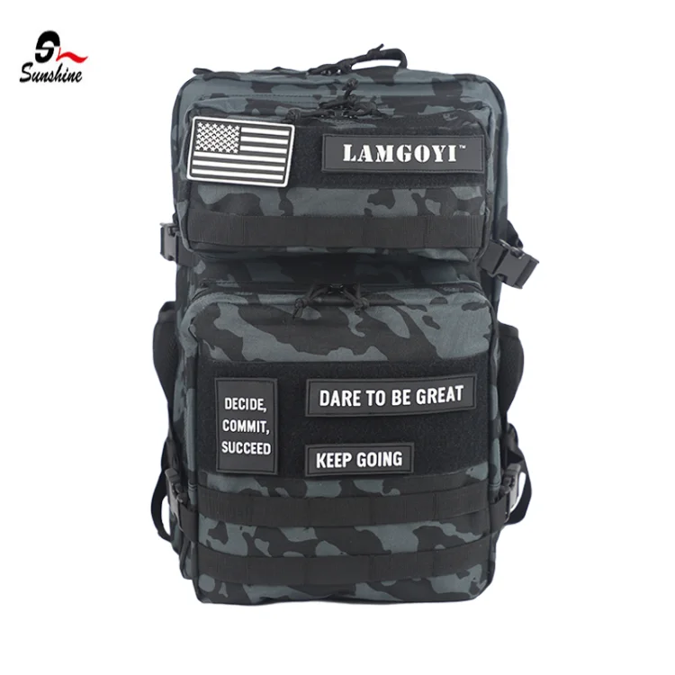 Water Resistant Outdoor Sports Gym Trekking Hunting Travel Backpacks Molle Tactical Backpack