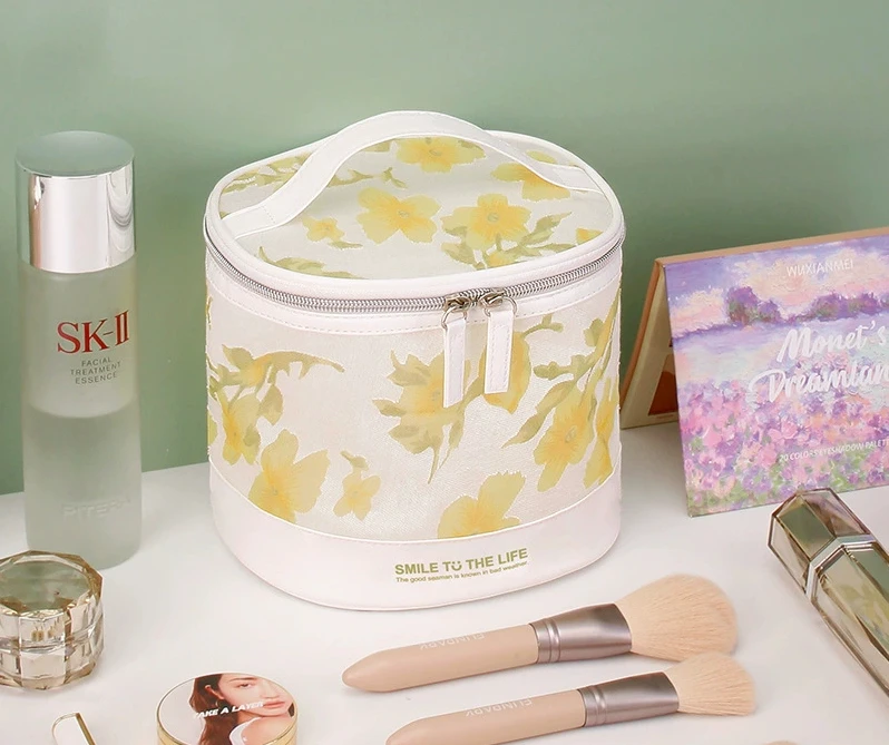 New Products Cosmetic Bags Polyester Candy Color Hanging Travel Toiletry Bag Pouches New Products