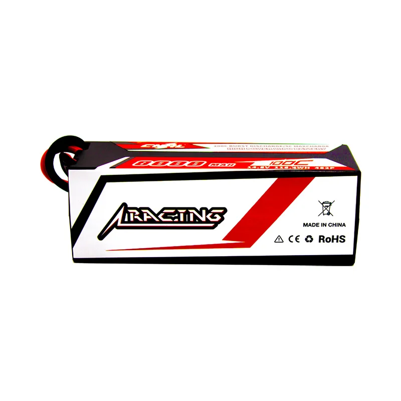 CNHL racing series 8000mah 14.8v 4s 100c lipo battery hard case with deans plug