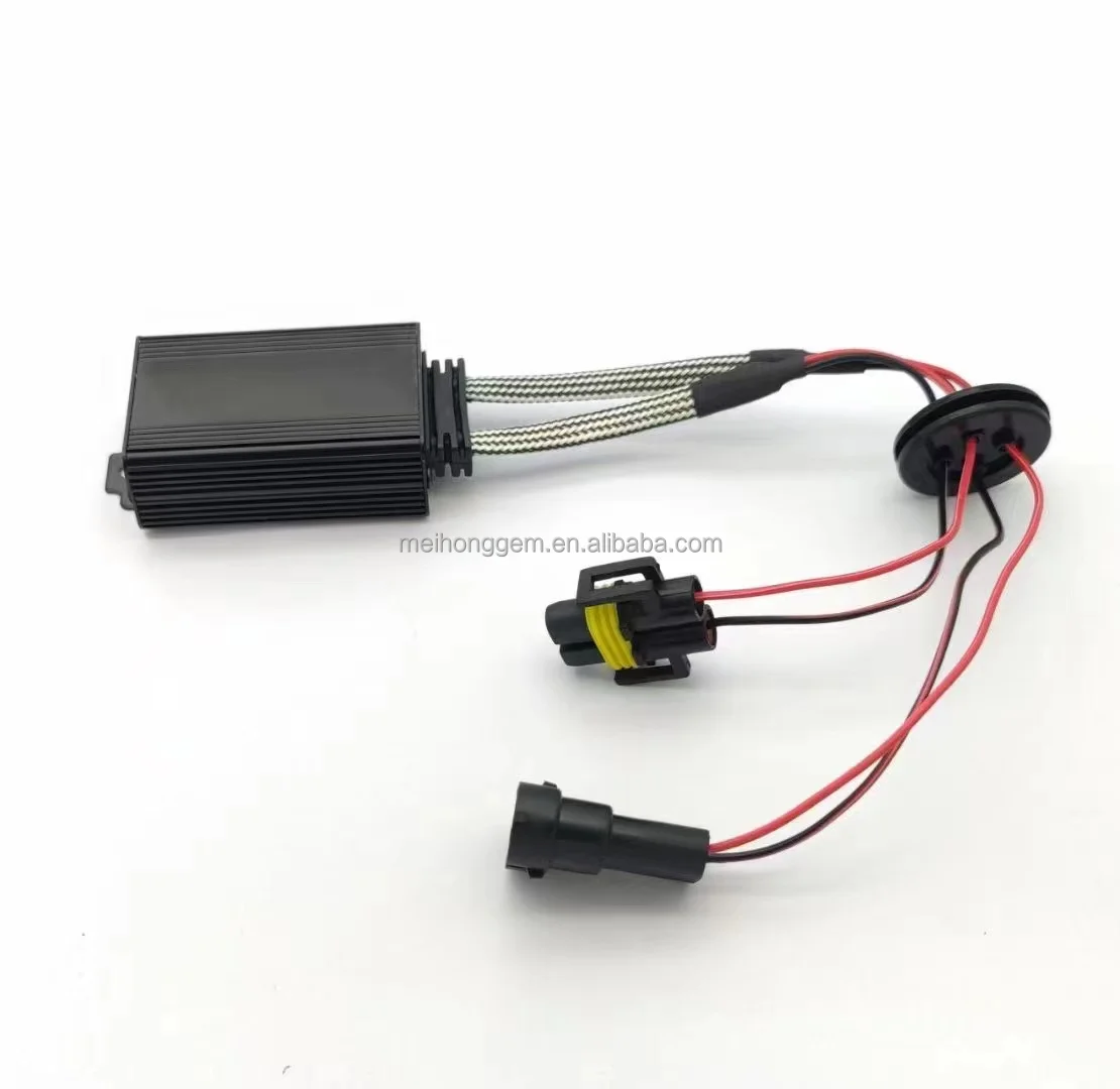 H4 Male Head Extension Cable Connector Plug Socket with Wire Harness