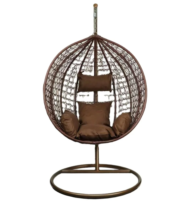 Cheap price indoor outdoor acrylic modern hanging swing chair bamboo patio rattan wicker egg swing clear chair