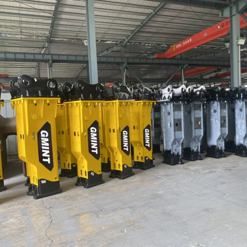 Fascinating Price New Type GMINT 0.8-50 t Excavator Hydraulic Breaker Hammer on Promotional Sale