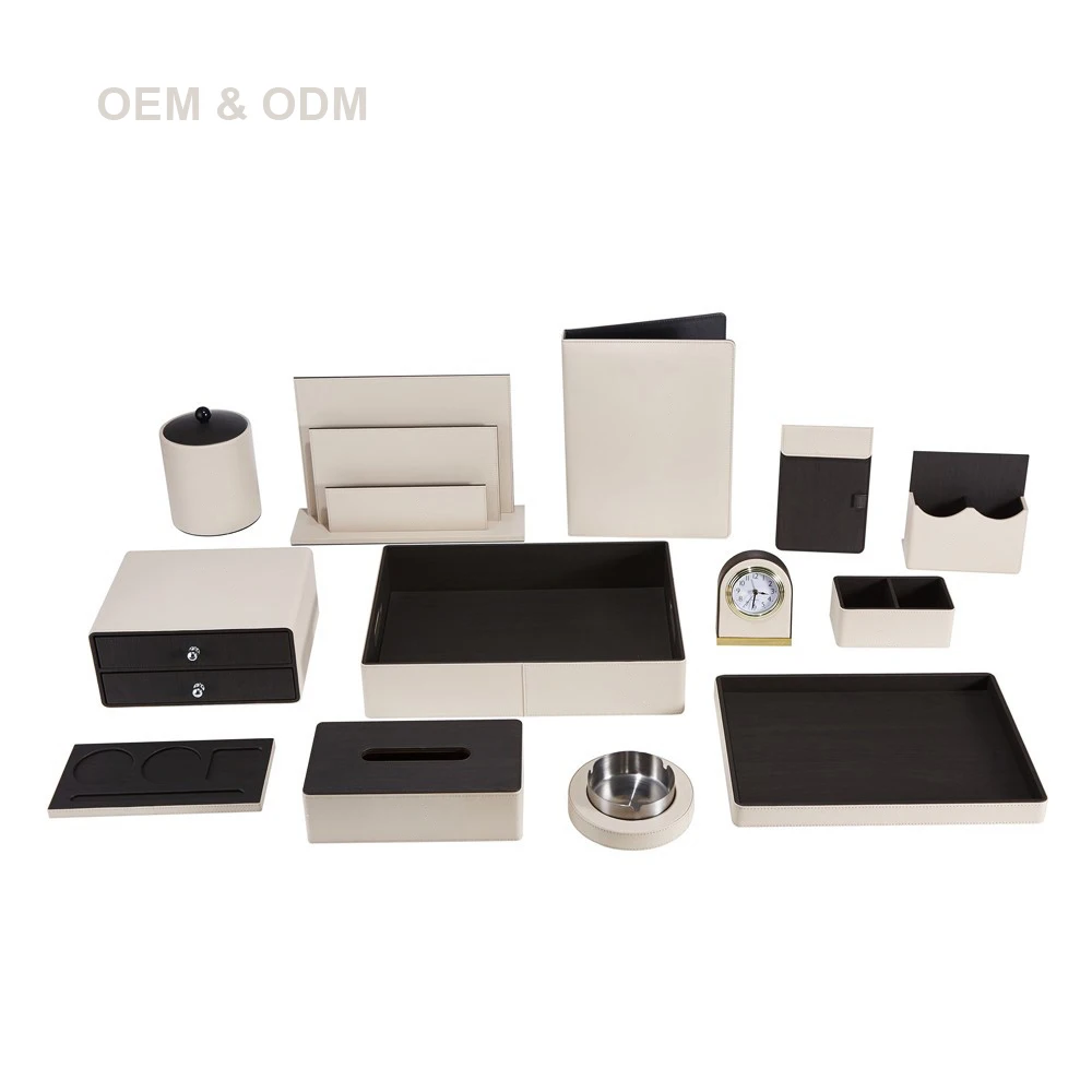 Restaurant Hotel Supplies Leather Accessories Set Facility Box Leather set Hotel set