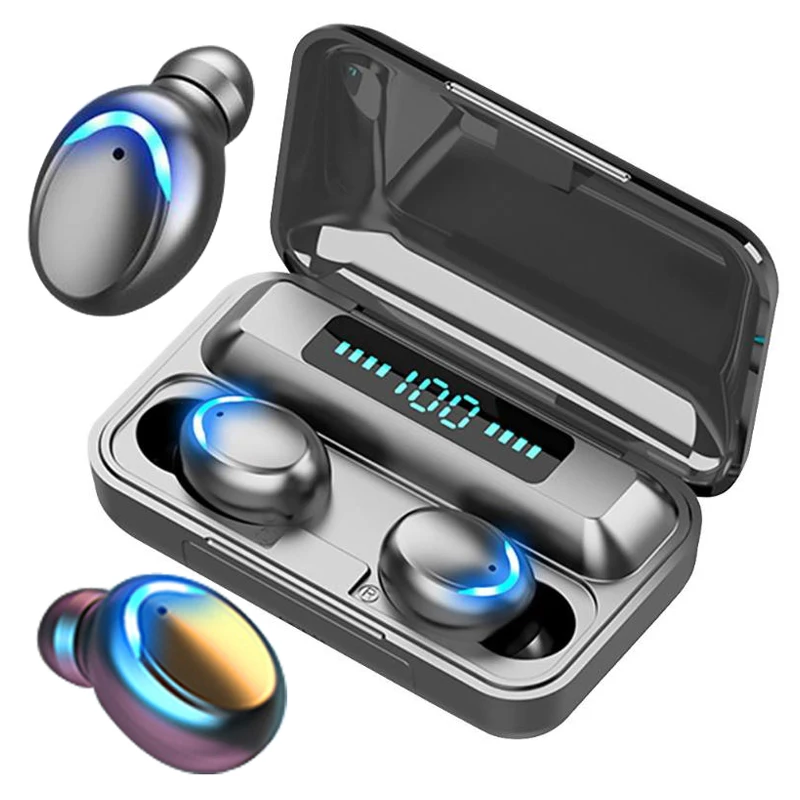 2021 Whosale F9 New Auriculares Wireless Earphones Bt 5.0 Waterproof In-Ear Mini Earbuds Bt V5.1 Headphones F9-5c