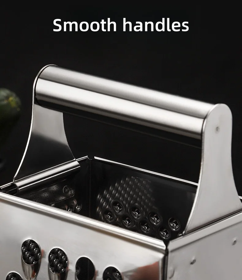Stainless steel four-sided grater for home kitchen multifunctional tower vegetable fruit slicer ginger garlic Grinders for salad
