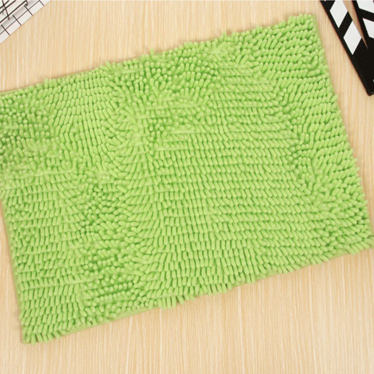 Anti-slip Absorbent Soft Shaggy Chenille Bath Mat For Bath Shower Room