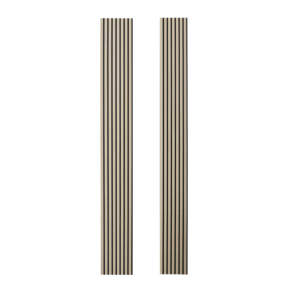 Kasaro Modern Interior Wall Decoration Indoor Pet Polyester Acoustic Decorative Wooden Sound Isolation