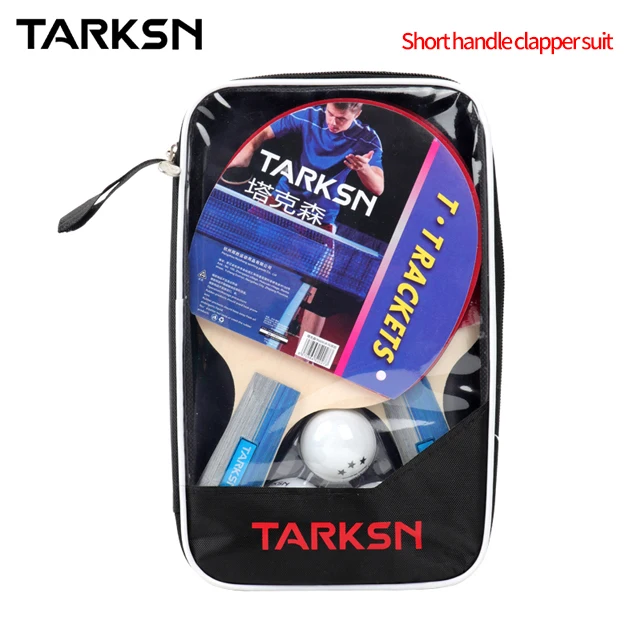 
TARKSN Table tennis bat finished product made of pure wood , 2 pack home entertainment edition Professional, table tennis bat 