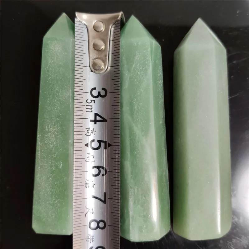 
Natural Reiki Healing Green Aventurine Quartz Crystal Points wands 