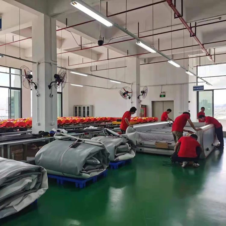 JHW 6-meter long large inflatable transport ship made in china Shenzhen factory large rubber rescue transport boat