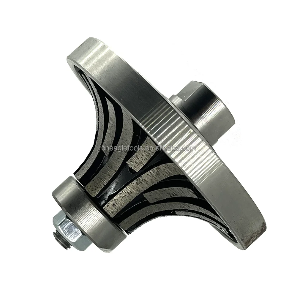 Crawnedeagle Demi Bullnose Stone Edge Tools B10/B20/B30/B40 Diamond Marble Router Bits For Angle Grinder