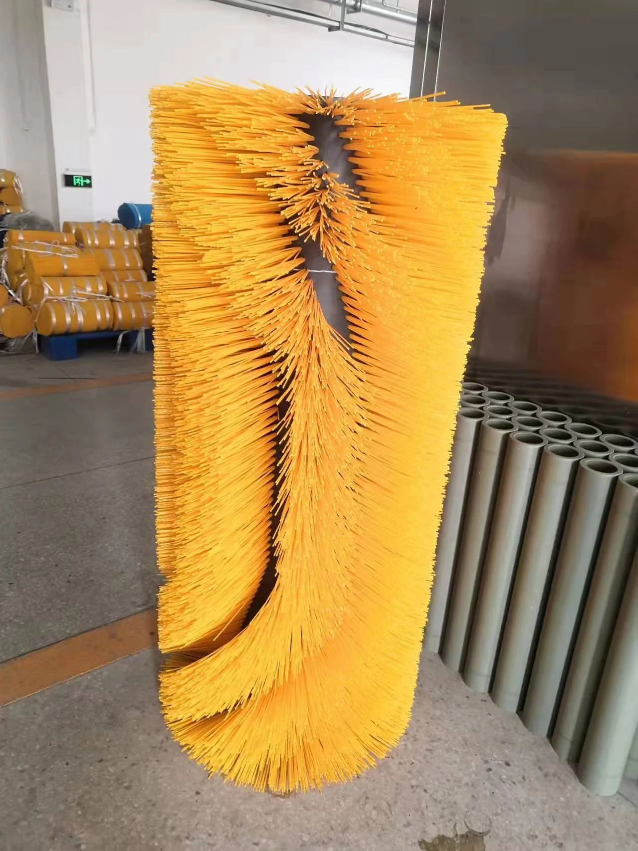 1330*630mm PPL Mix Steel Sweeper Road Main Tube Brush ISAL 6000