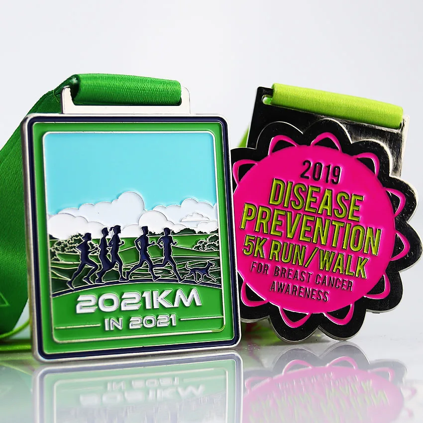 
custom ribbon cooper bronze sport award metal medals for swim 