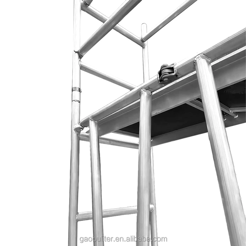 2024 новый дизайн и хорошее качество алюминиевые складные леса сделано в Фошань по хорошей цене продаж