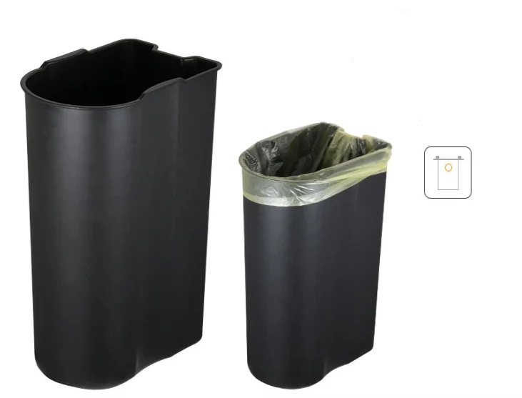 Kingze 10L Kitchen Dust Bin Stainless Steel Trash Can Foot Pedal Waste Bin with Lid