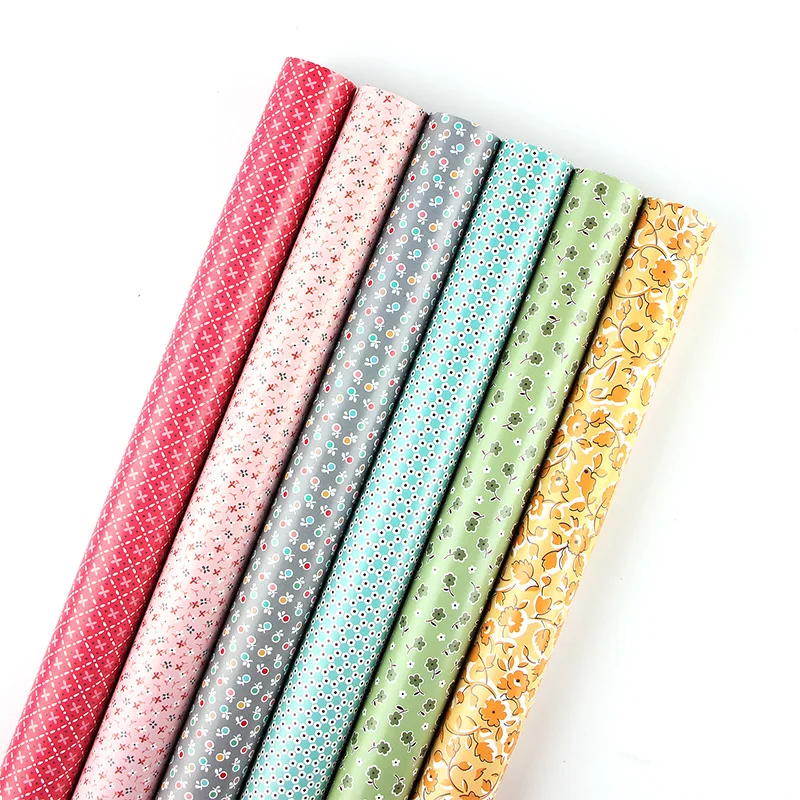 Attractive custom  80g eco friendly  Wrap Art Paper Sheet and Roll stock ready to ship  For Daily korean wrapping paper set