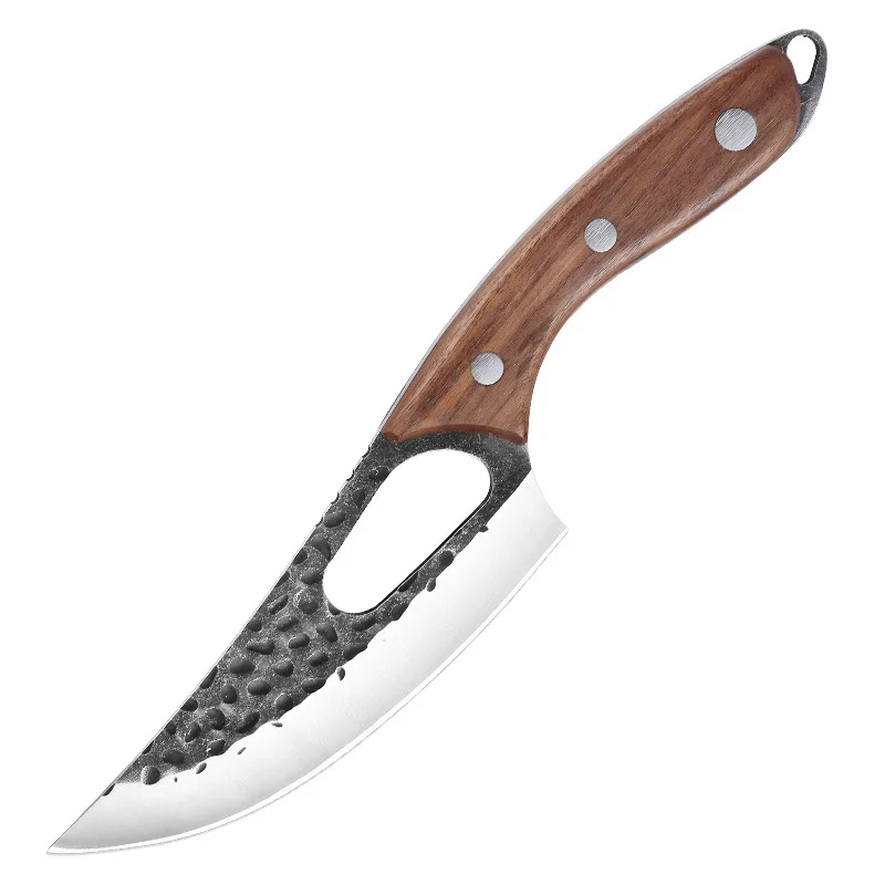 Forged Boning Knife 4cr13mov steel V-shaped cutting edge kitchen knife high quality Chef Knife