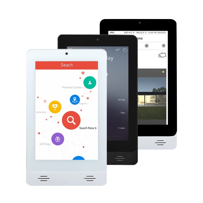 7 inch Wall Mounted Digital Touchscreen Commercial All-in-one Android Advertising Display