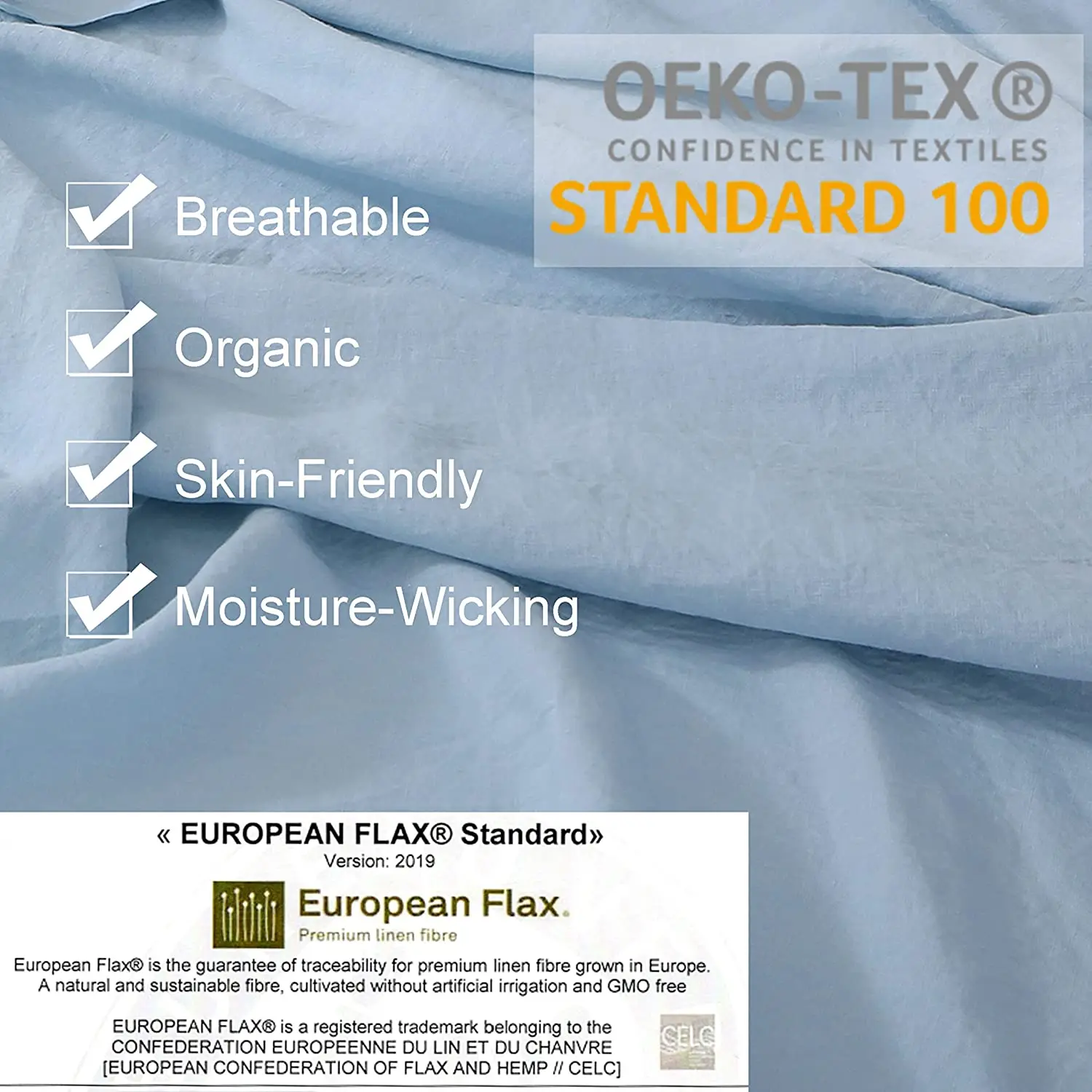 High grade 100% Flax linen fabric stone washed 280cm width for bedding usage sofa and cushion home textile pure linen fabric
