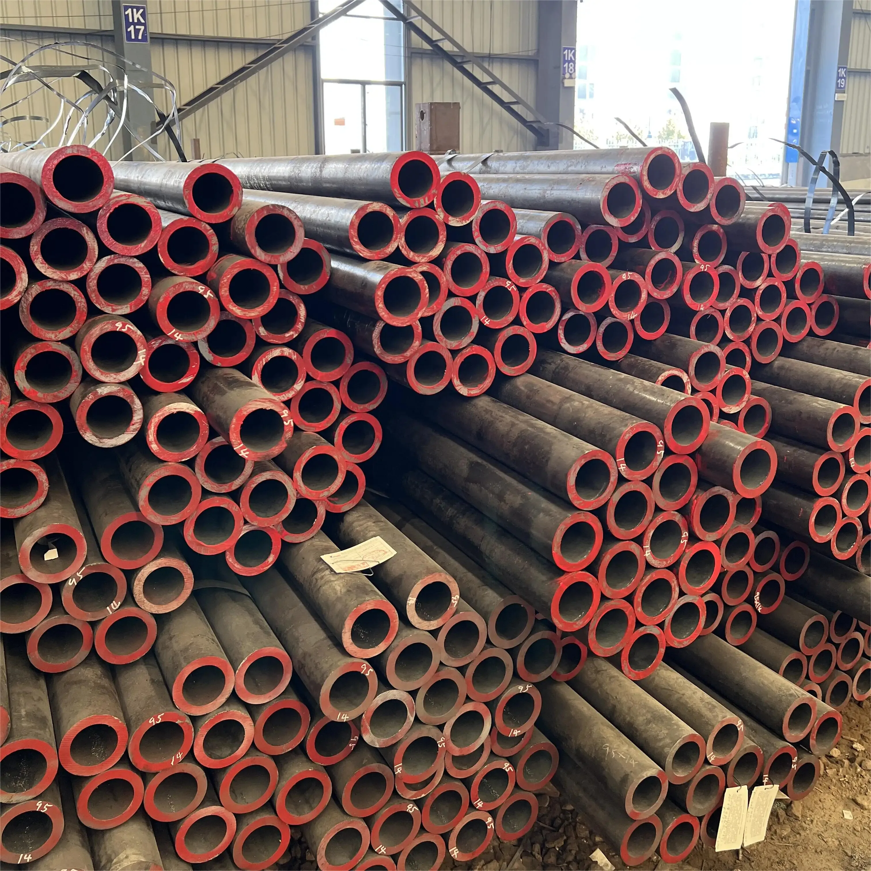 Q195 Q235 Q335 Q345b Apl 5l Ms hot rolled seamless carbon steel pipe