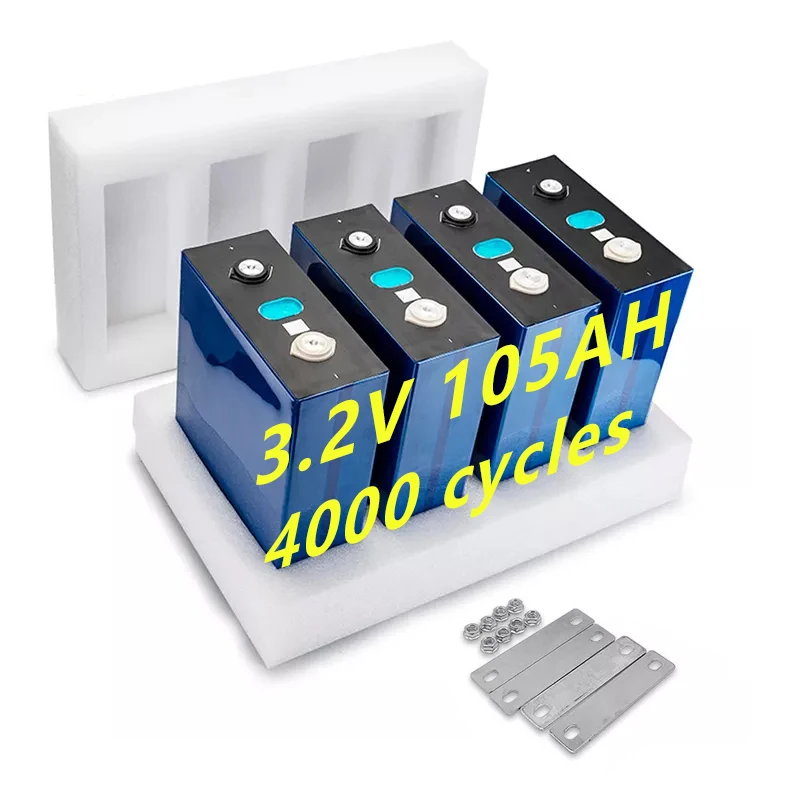Manufacturer 3.2V 105Ah Lifepo4 Battery Cell Baterias De Litiolipo4 Batterie Diy Prismatic Lithium Iron Phosphate Battery Pack