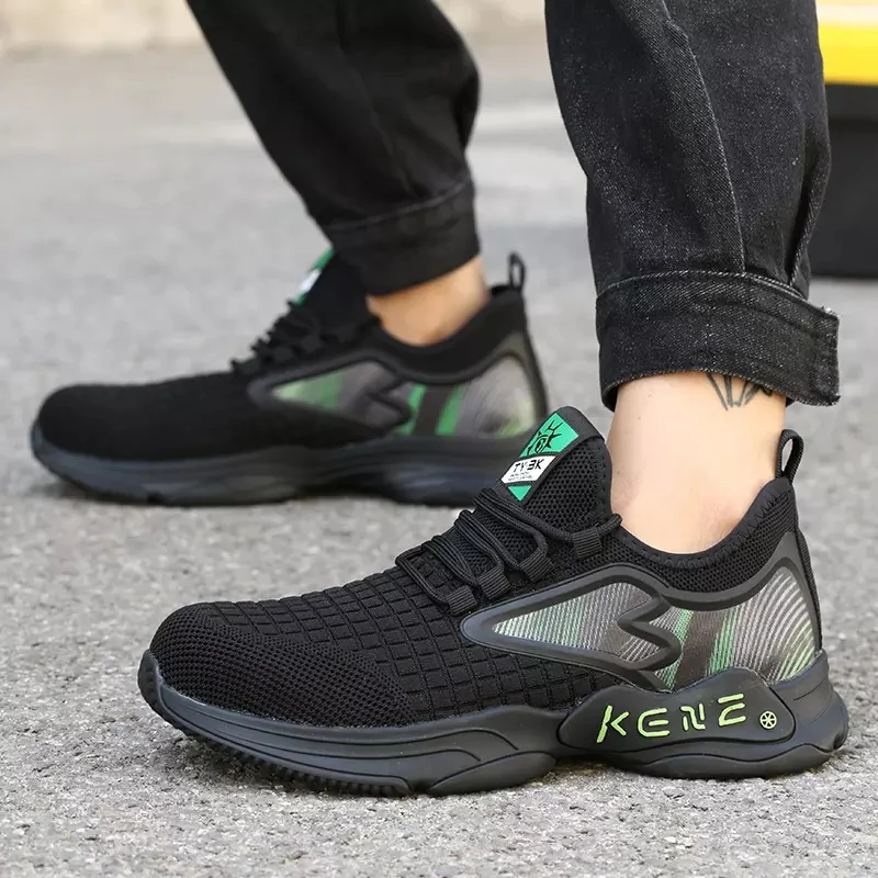 GOTAN Hot-selling Working Shoes Anti-puncture Anti-slip Breathable Lightweight Mesh Safety Shoes Sneakers