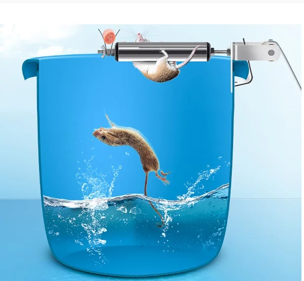 Автоматические ловушки для мыши качающаяся палка из нержавеющей стали ловушка крыс домашняя мышь борьбы с вредителями приманка грызунов