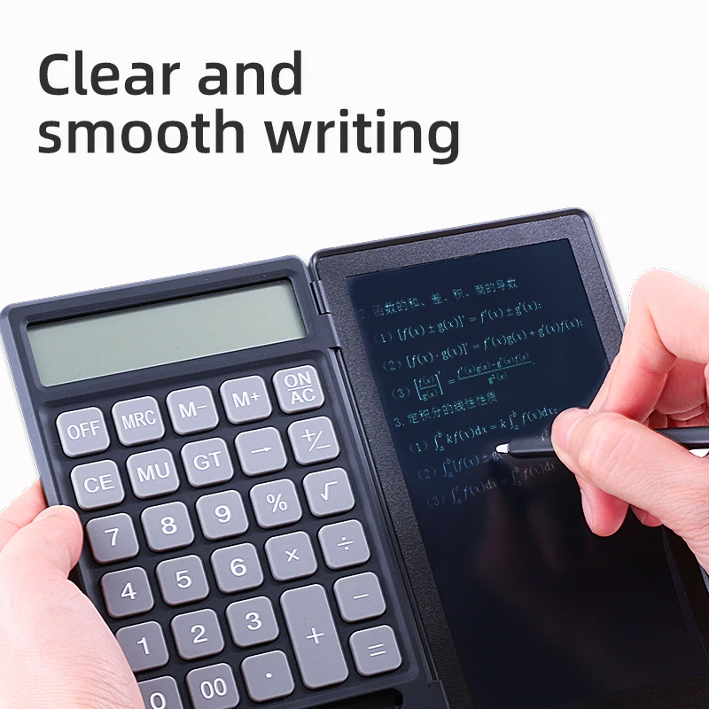 Factory Price Foldable Eco-Friendly Calculator Smart LCD Writing Tablet Notepad Handwriting Drawing Board with Stylus Pen