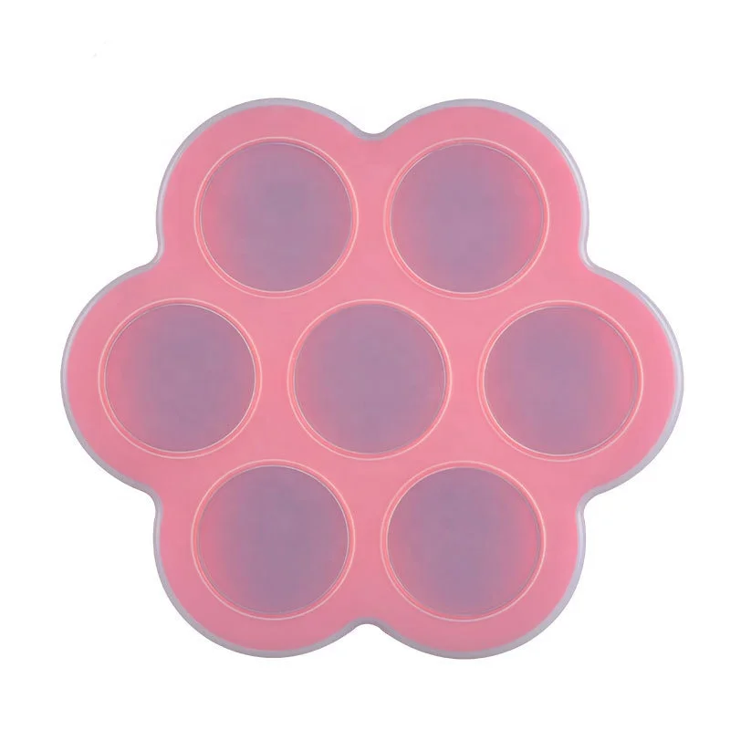 Customize Silicone Baby Food and Snack Storage with Lid Silicone baby food freezer Storage tray