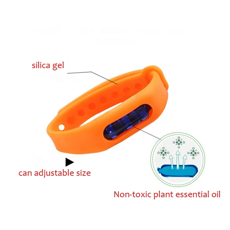 wholesale silicone insect repellent mosquito bracelet silicone repelente clips children