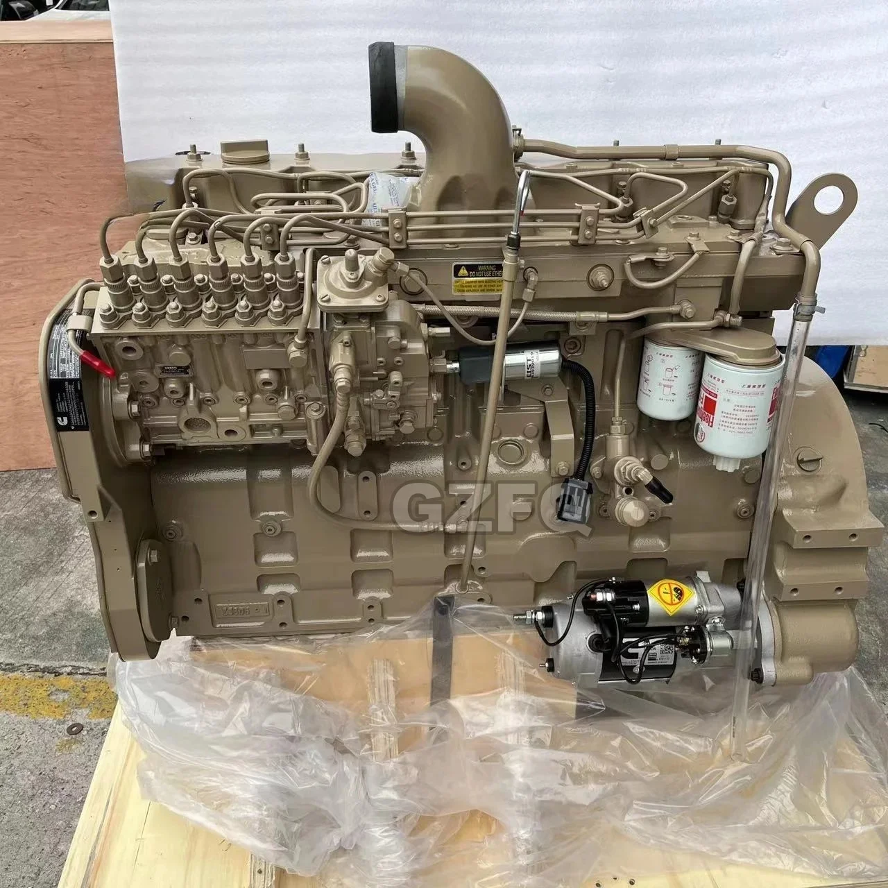 Оригинальный Cummins новый двигатель 6c-8. 3 6c8. для HyundaiI R300LC-9S экскаватор погрузчик бульдозер в сборе