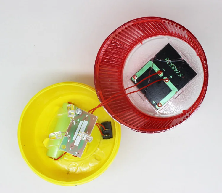 Светодиодный солнечный маячок средней интенсивности, строительная дорожная док-станция, морской беспроводной контроль света, мигающий