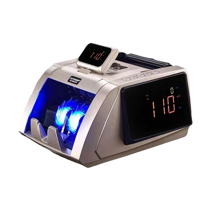 Rechargeable Lithium Battery bank note counter  Cash Counter with 4000mA built-in battery Banknote Counter with Rechargeable Bat