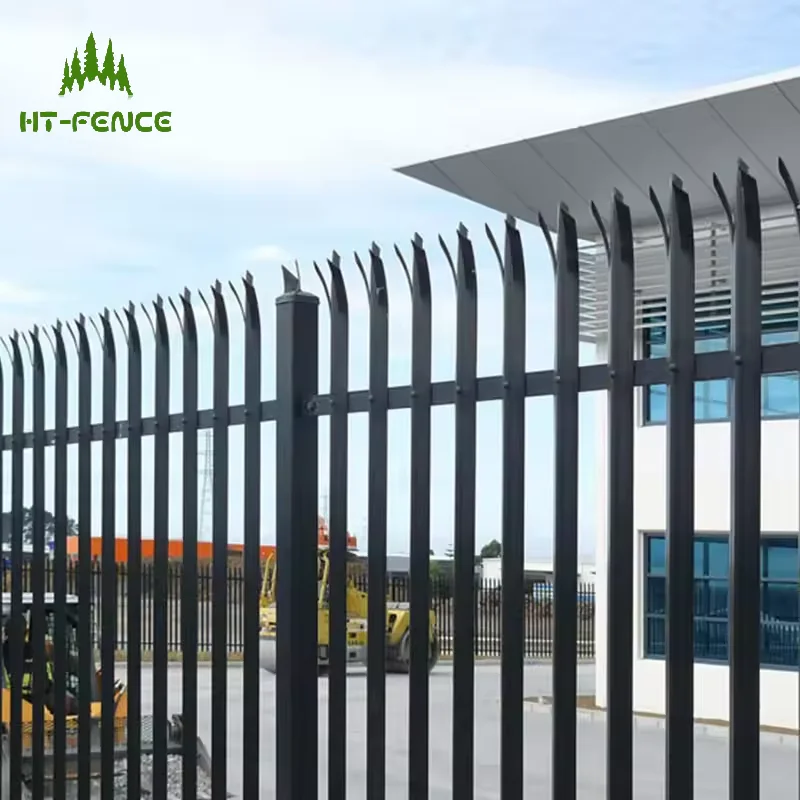 HT-FENCE Европейский садовый алюминиевый край частокол прочный металлический стальной забор Европейского типа