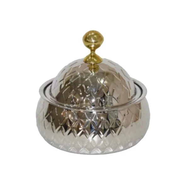 
hammered Stainless Steel New Stylish Customizable Metal Casserole Double Walled Copper Hotpot 