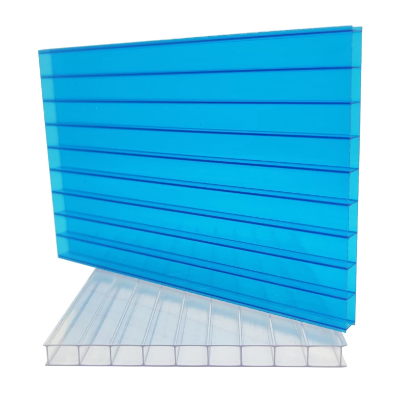 high light transmission roofing frosted polycarbonate twin wall hollow sheet price