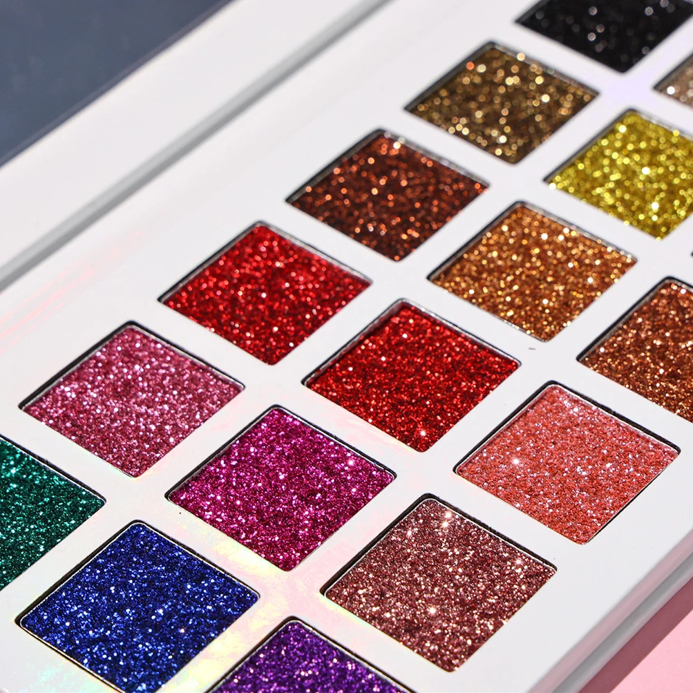 18-color Glitter Eyeshadow Palette Eye Makeup  Wholesale No Label