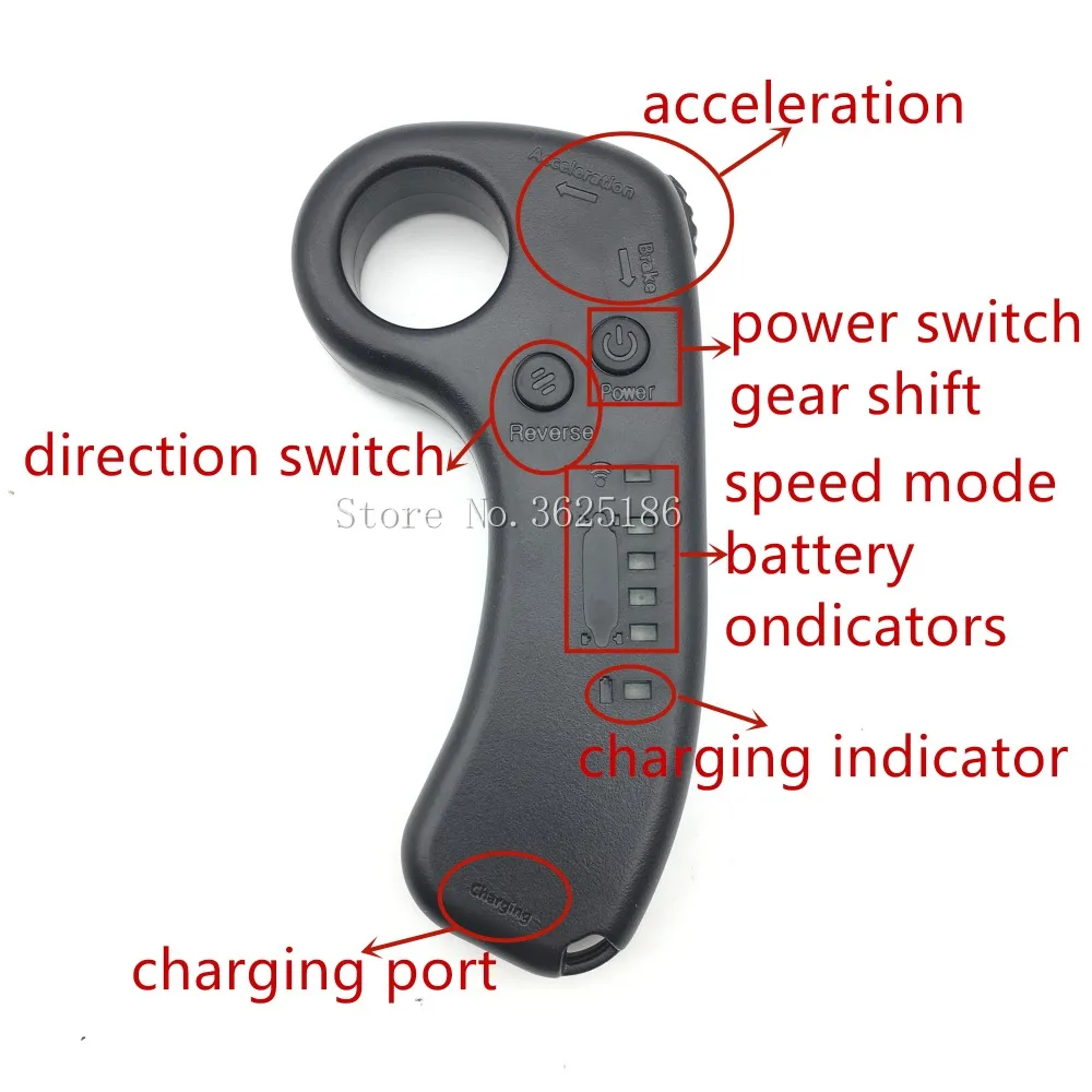 2.4G wireless dual drive controller for electric skateboard, with hub motor ESC instead of electric skateboard longboard control