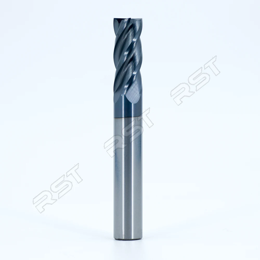 45HRC end milling cutter 4 flutes tungsten carbide end mill and drill grinder for hard material