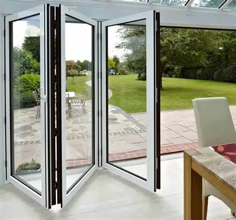 6 panels bifold and folding sliding interior and exterior doors