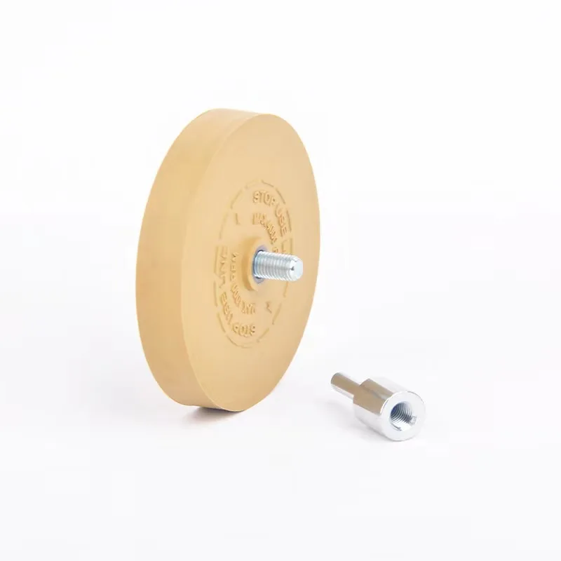4 inch car glass surface decal rubber wheel removal pneumatic drill, paint removal grinding plate car polisher tool