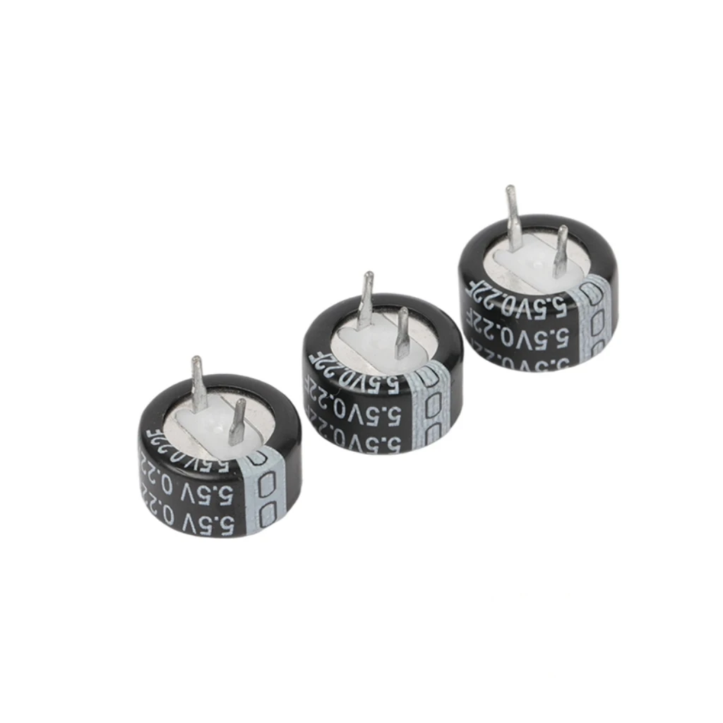 Stock New Original Good Price 0.22F 5.5V C type Super Capacitor 0.22 Farad Supercapacitor for Electric water heater