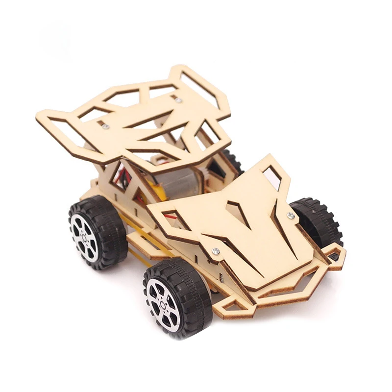 STEM Toys Educational Wood Puzzle Set DIY Wooden Car Set for Gift