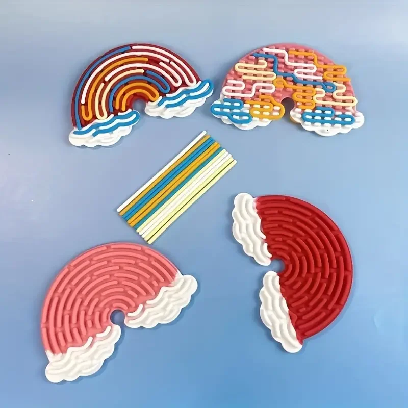 New Sensory Activity Board Adult Silicone Stress Relief Toy Twist Music Relief Tool For Autistic Patients