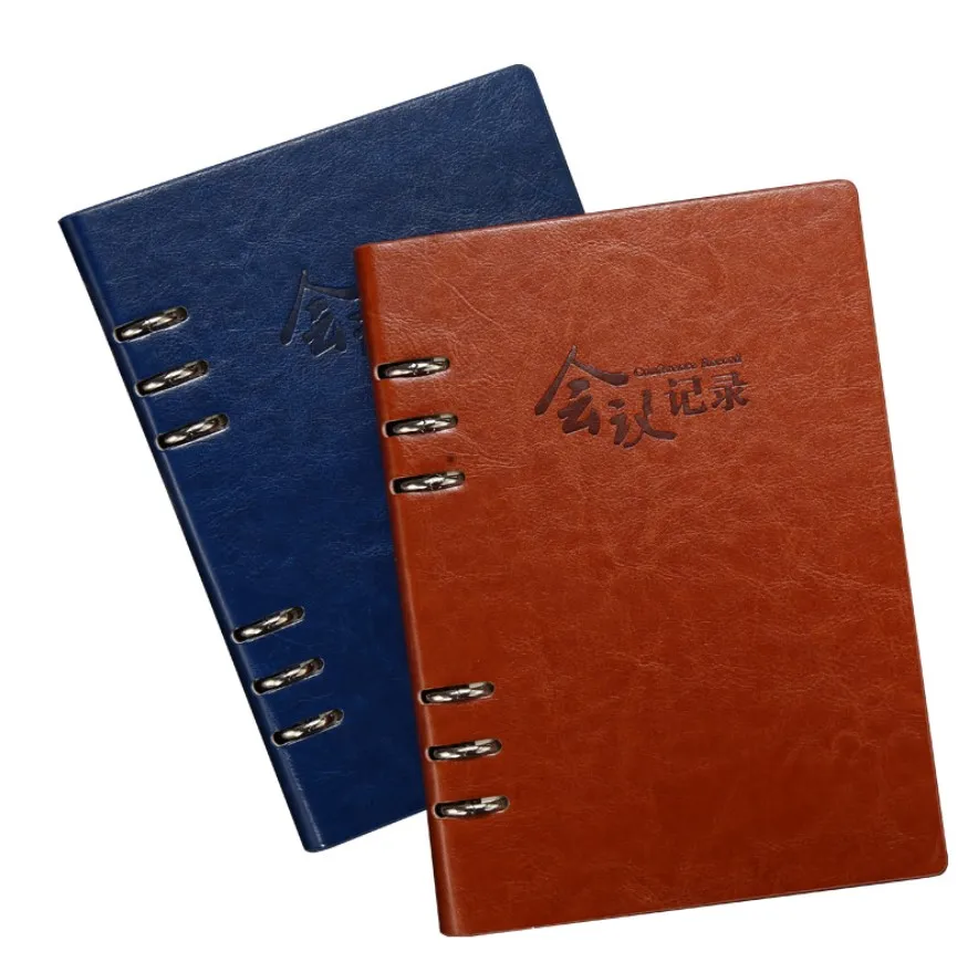 
China Factory Custom Produce Pu Leather Hardcover Notebook 