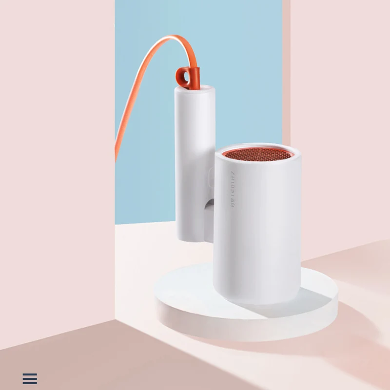 Hair Dryer ZHIBAI Mijia High Quality Strong Motor HL360 1600W Power Overheating Protection Foldable Negative Ion Hair Dryer